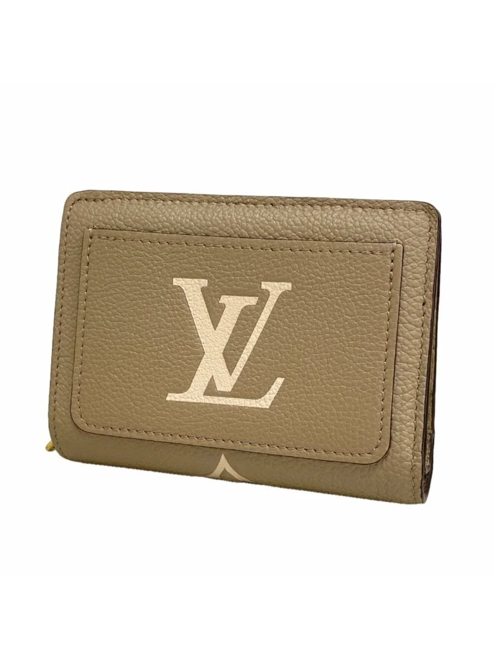 Louis Vuitton Wallet Monogram Empreinte Bicolor Portefeuille Clair Tourterelle